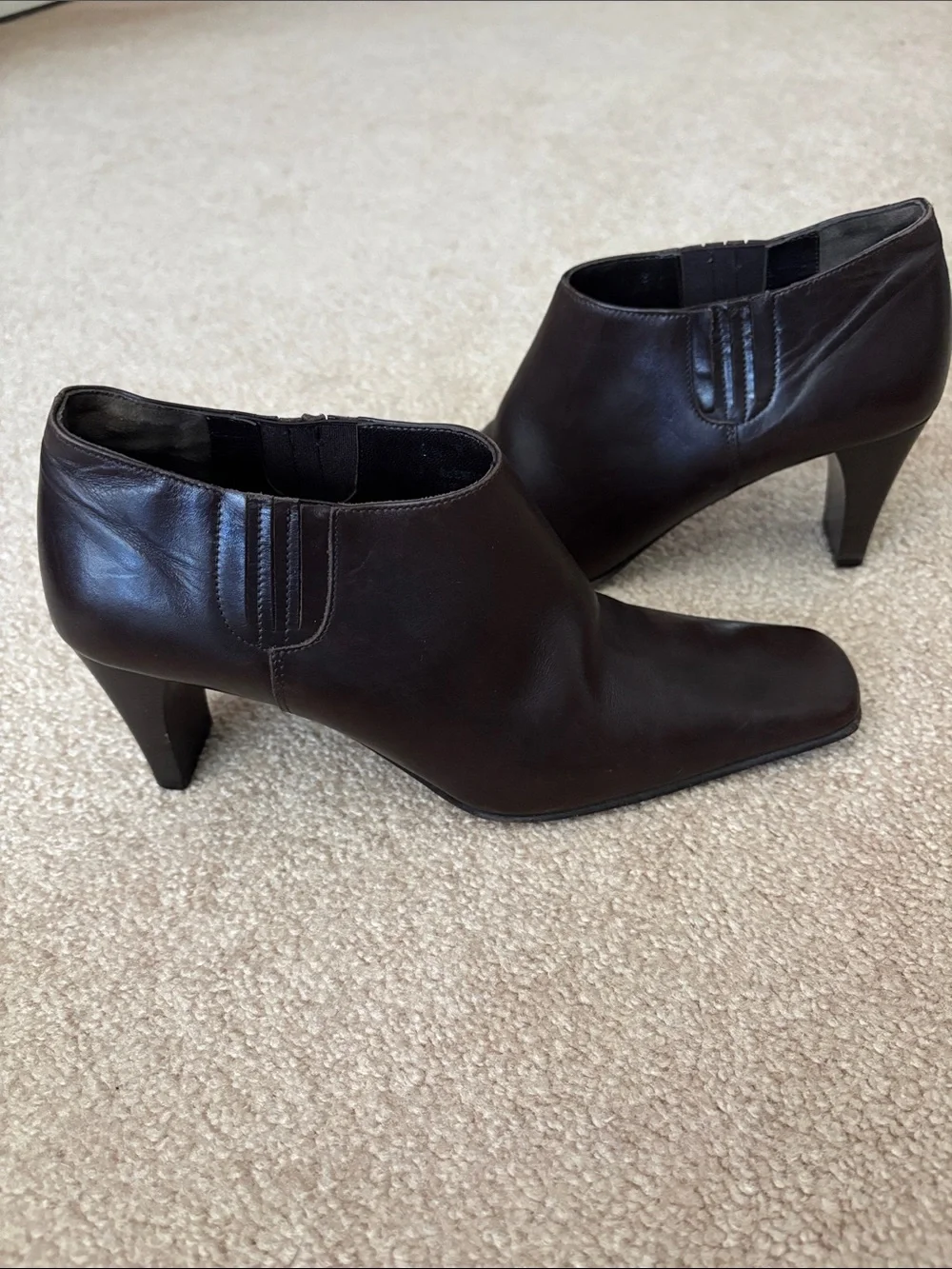 Coach Vintage Brown Ankle Booties
